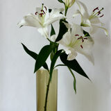 Smoked roll vase Roland Posch for Gral Glas