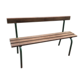 Banc d'école avec dossier