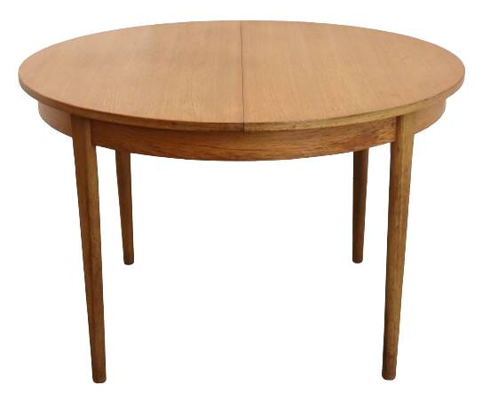 Ronde vintage verlengbare eettafel 'Wrenthorpe'
