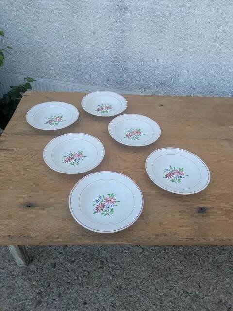 6 assiettes creuses