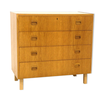 Oak chest of drawers, Sweden, 1960