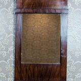 19th-Century Biedermeier Pier Glass in Dark Brown Mahogany Frame, 1890s
