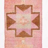 Pink Orange Turkish Runner Rug 87x316Cm SK 23422