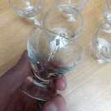 Cut glass shot glasses