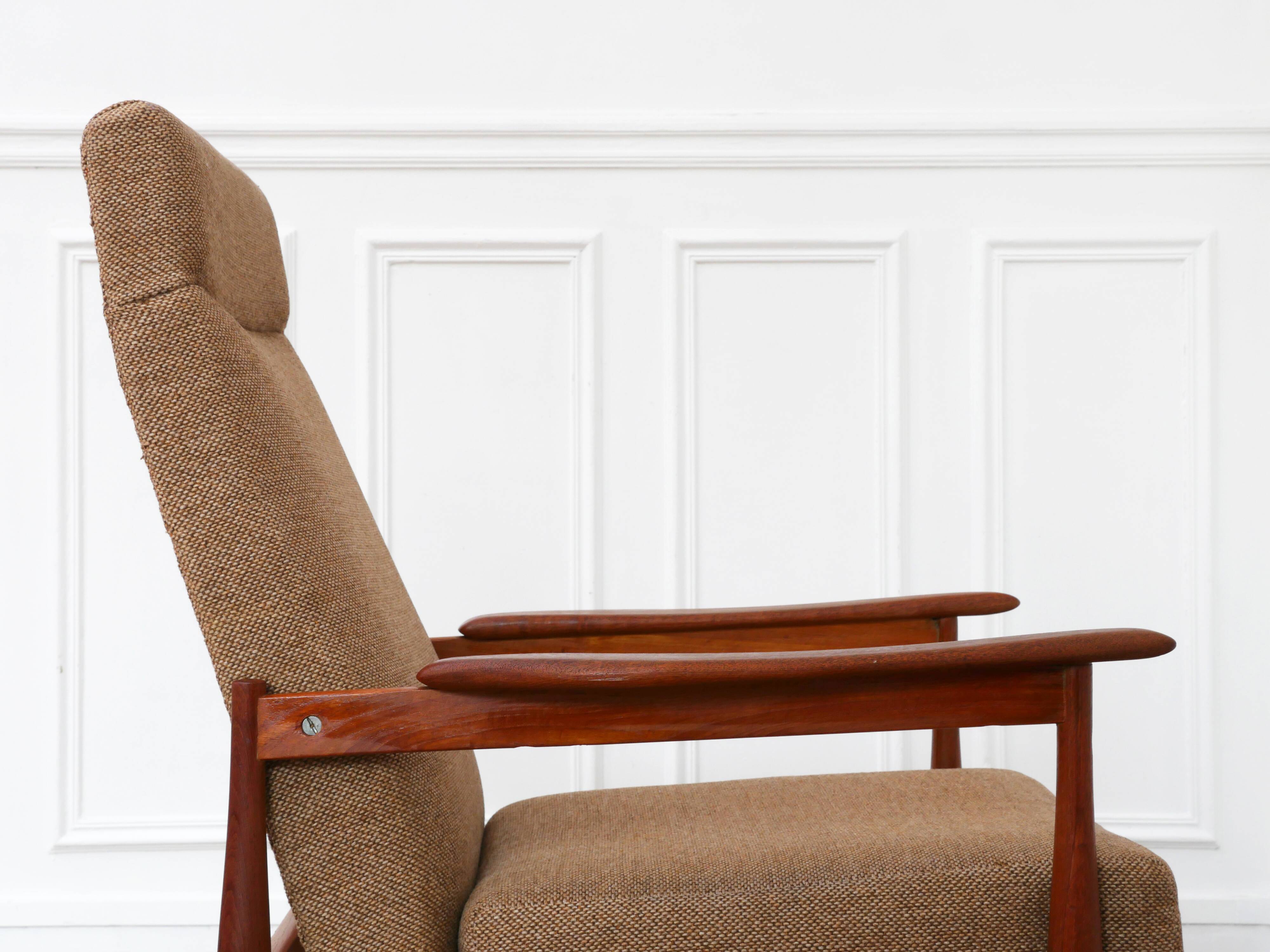 Teak armchair Guy Rogers