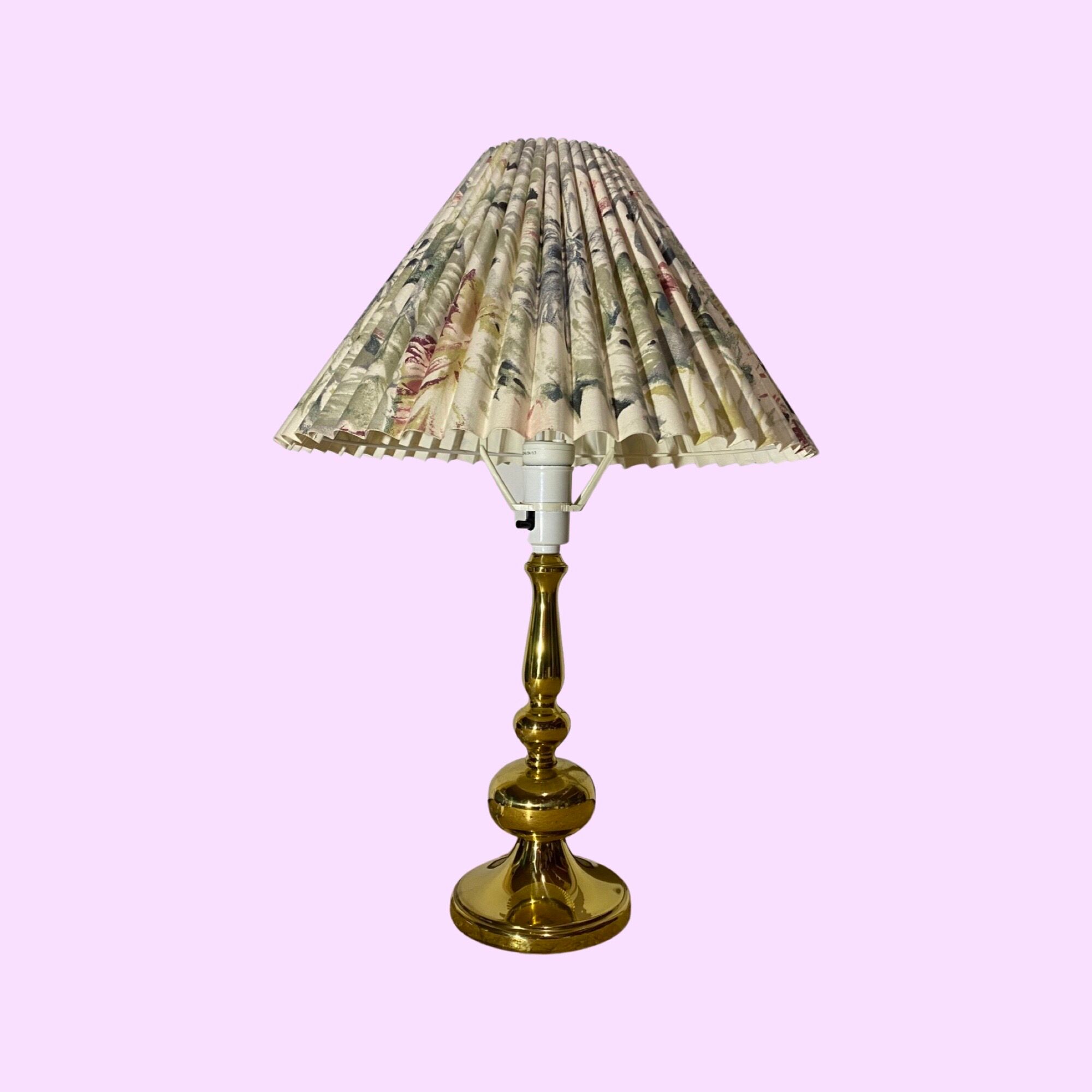 Brass danish design table lamp