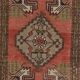 Vintage Small Rug. Handmade Door Mat. Turkish Seat Cover. Entryway Mat. Kitchen Rug