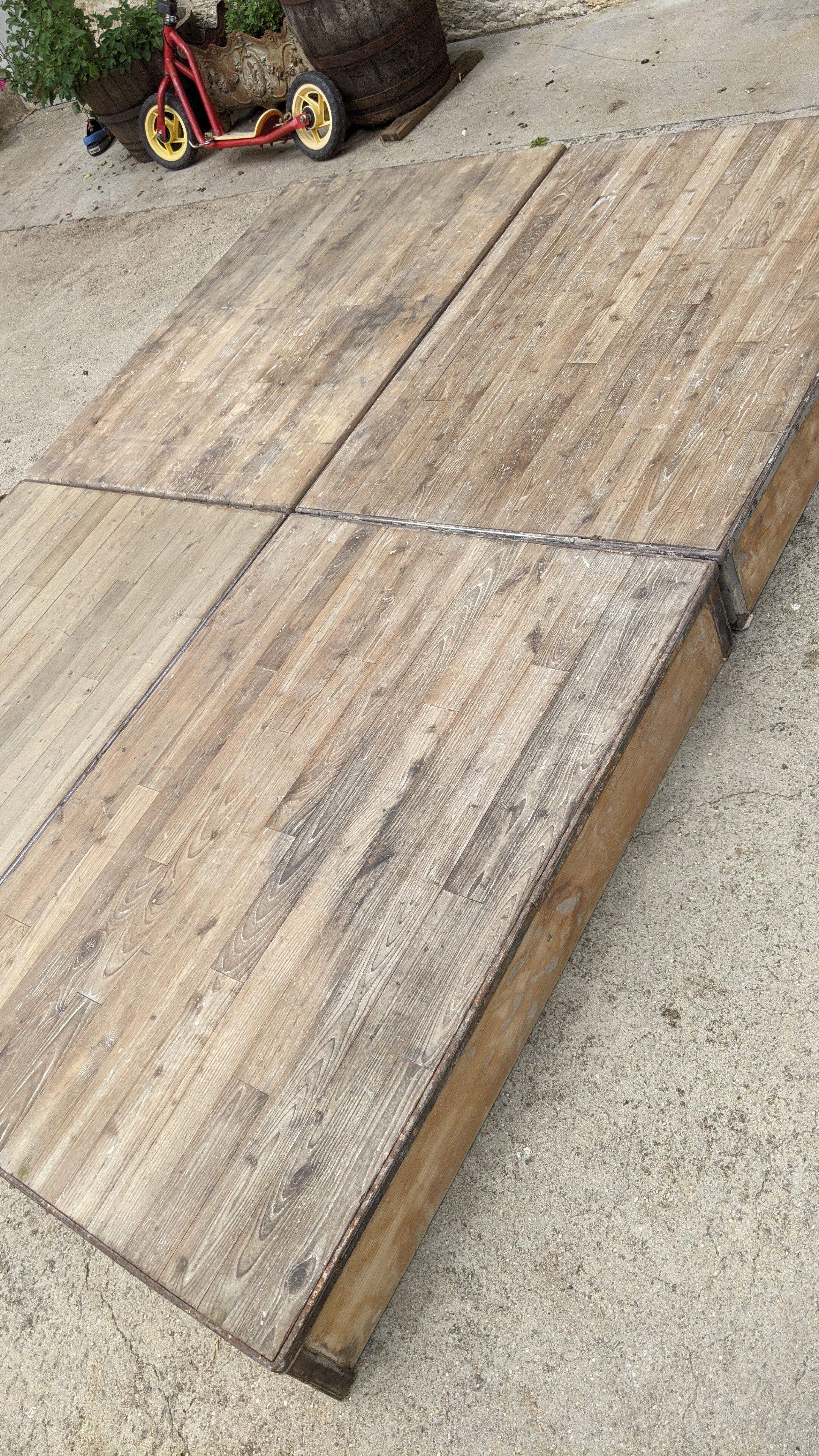 Set of 4 old school platforms circa 1930