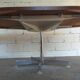 Georges Frydman's 60s vintage teak design oval dining table