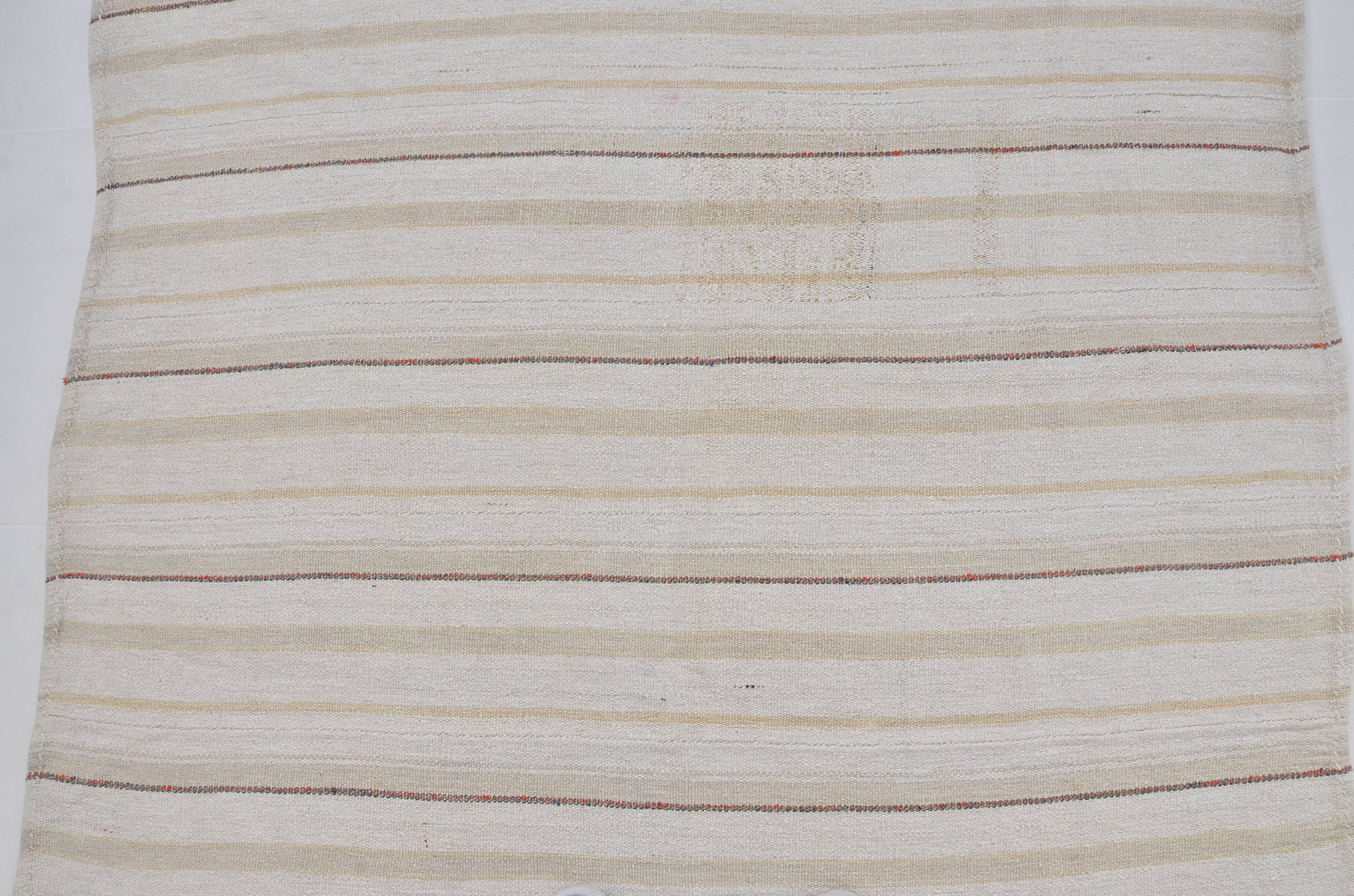 Oushak Stripe Hmep Kilim Rug sku 3661