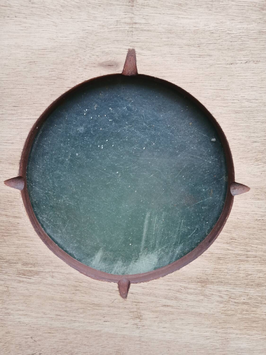 Old wooden wall cupboard