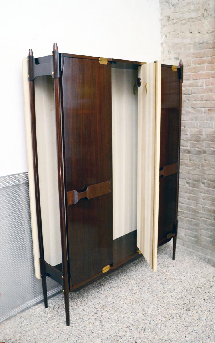 Armoire en bois, Italie, 1950