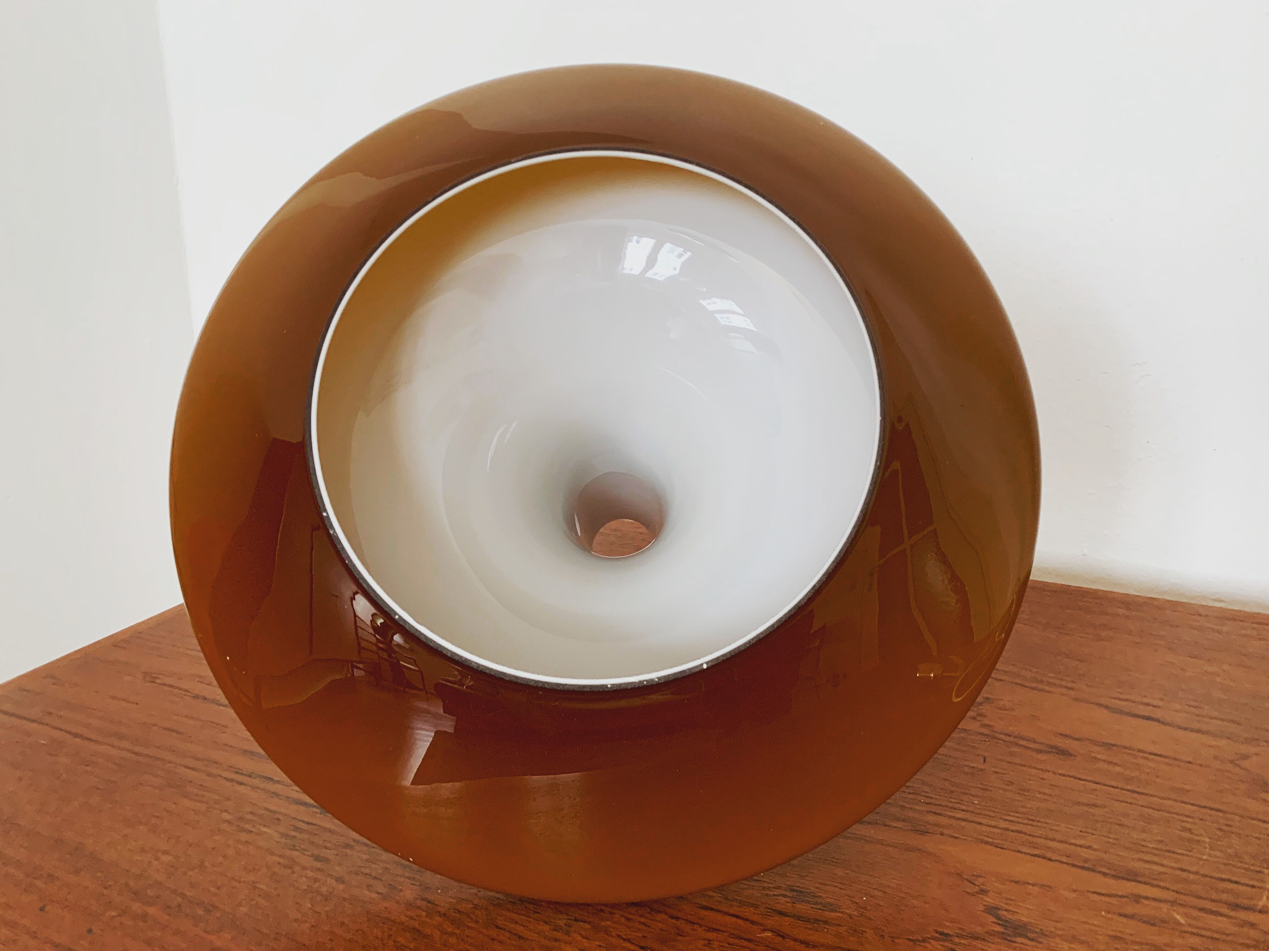 Glass pendant lamp by Peill and Putzler