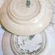 5 flat plates green iron earth earthenware from st amand