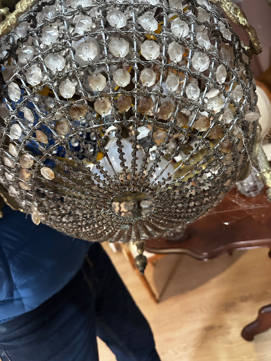 Chandelier Hot Air Balloon Style Louis XVI - 19th century