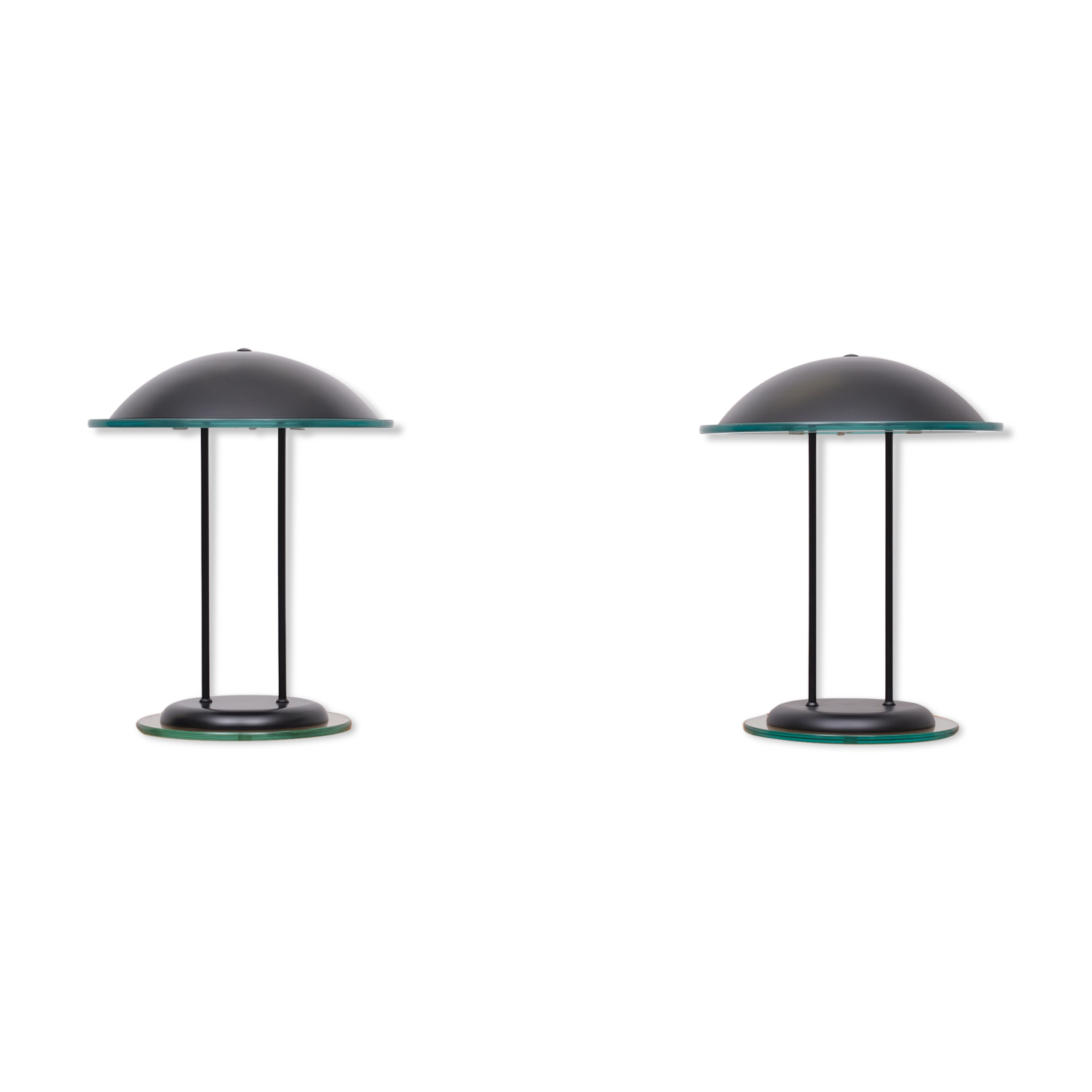 2 Herda Table Lamps Dutch 1980s