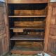 18th-century French antique cherry wood wardrobe – Rustic sideboard