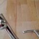 Contemporary glass and steel cheese platter