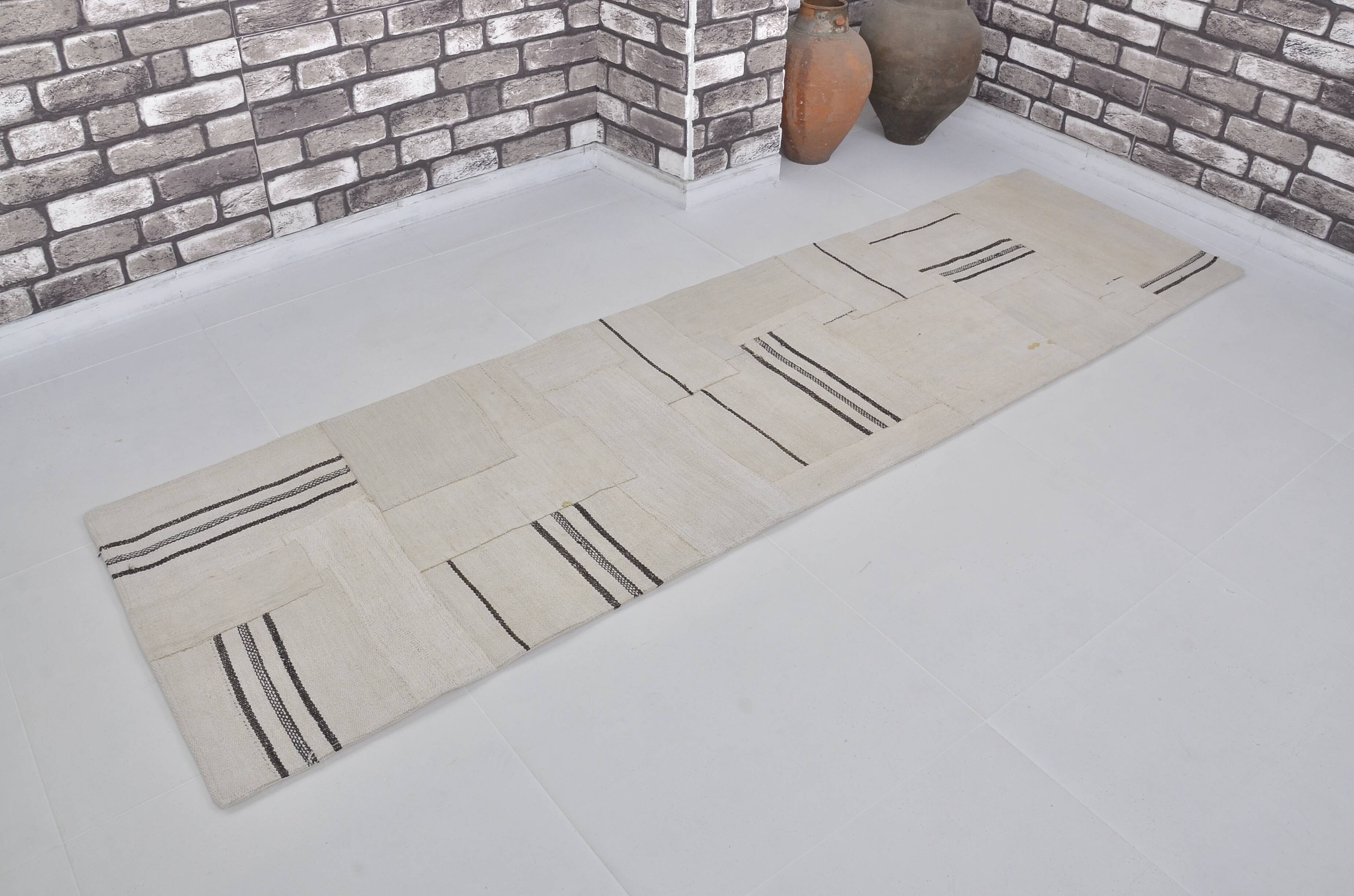 Vintage Anatolian Hemp Kilim Runner sku 3837