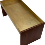 Vintage Danishs Modern  Modern Teak, Brass Planter/ Flower Box/Pot Plant Stand 1960s
