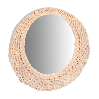 Mirror in wicker 50x40cm