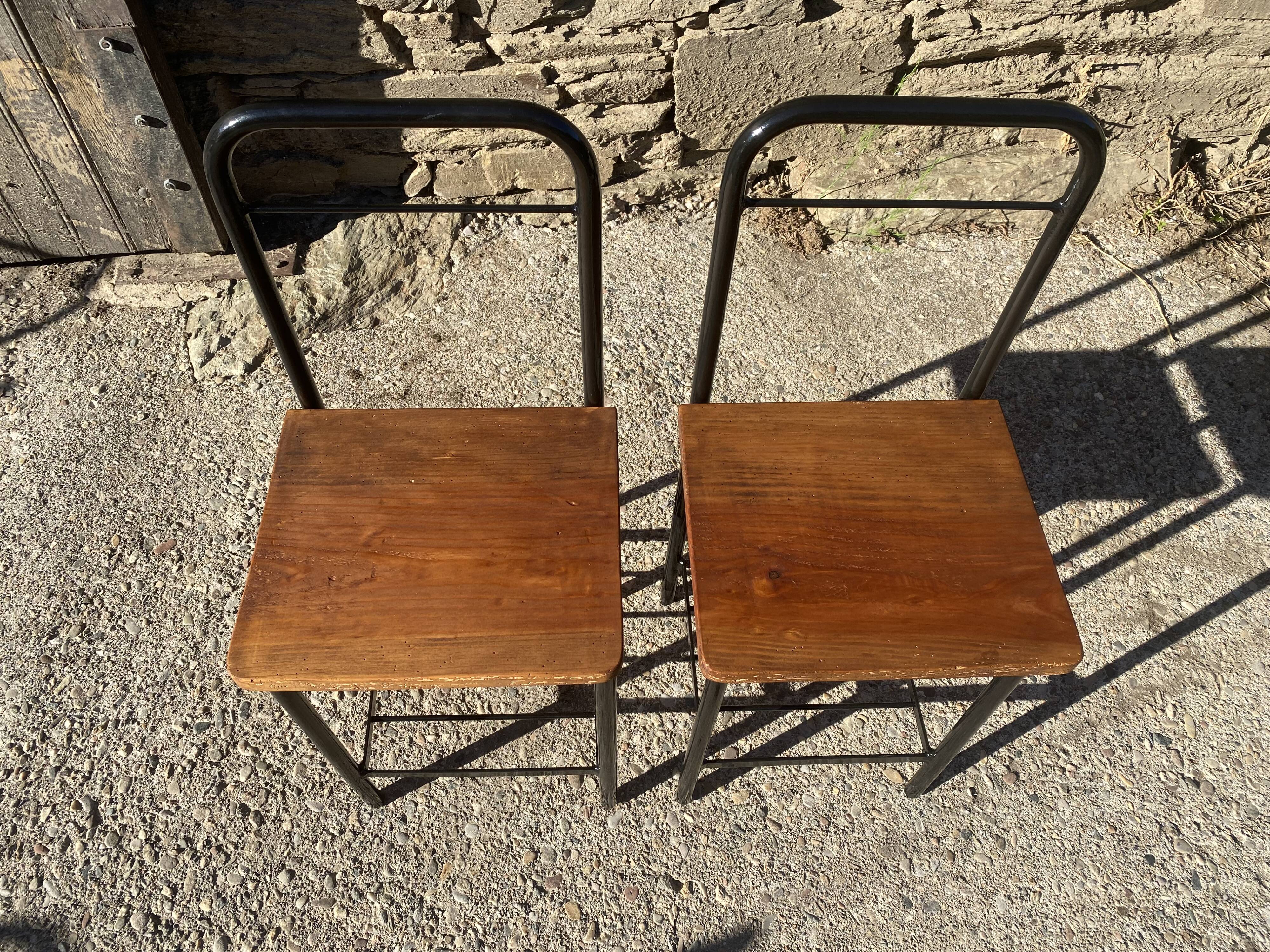 Pair of bedside tables of internant years 50-60