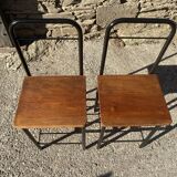 Pair of bedside tables of internant years 50-60