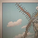 Lithograph by Henri Rivière Le Vent