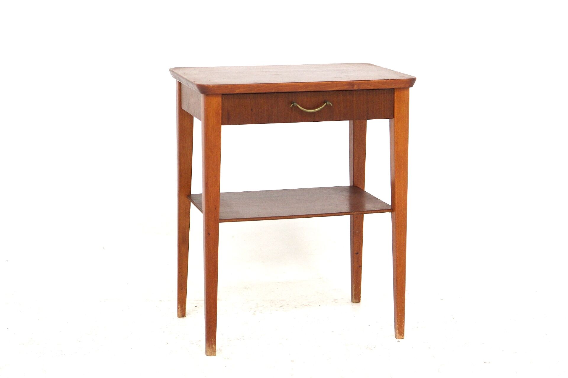 Mahogany bedside table, Sweden, 1950