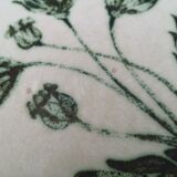 Lot of 4 mismatched plates herbarium vegetable decoration