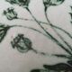 Lot of 4 mismatched plates herbarium vegetable decoration