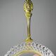 Crystal vide-poche from Sèvres, created by L. Seiler, with an antique gold mount.