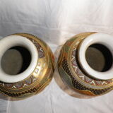 Vases satsuma paire