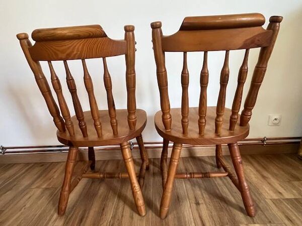 Paire de chaises western