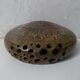 Bouquet stoneware wall vase signed jb