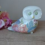 Figurine chouette en porcelaine décor de fleurs Gallo Design Villeroy & Boch