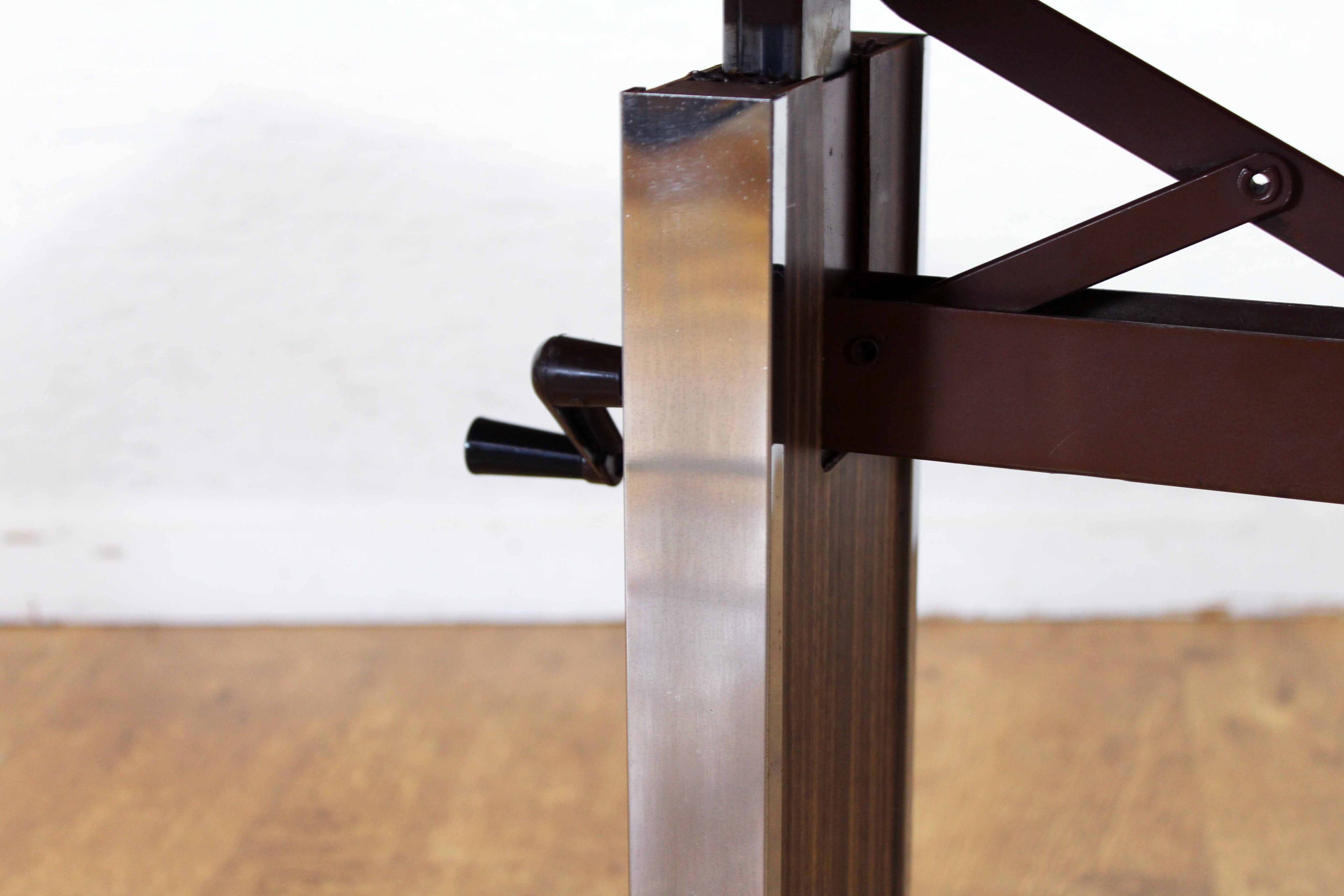 1970s rise and fall coffee table