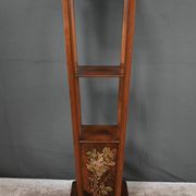 Large Cherry & Walnut Stool, Asian style – Early 20th century