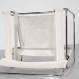 "B3 Wassily" armchair in fabric by Marcel Breuer for Bononia, Italy