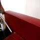Red vintage sofa bed