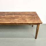 Very large solid pine farmhouse table