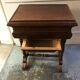Table travailleuse en acajou debut XXeme