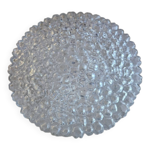 plafonnier verre martelet