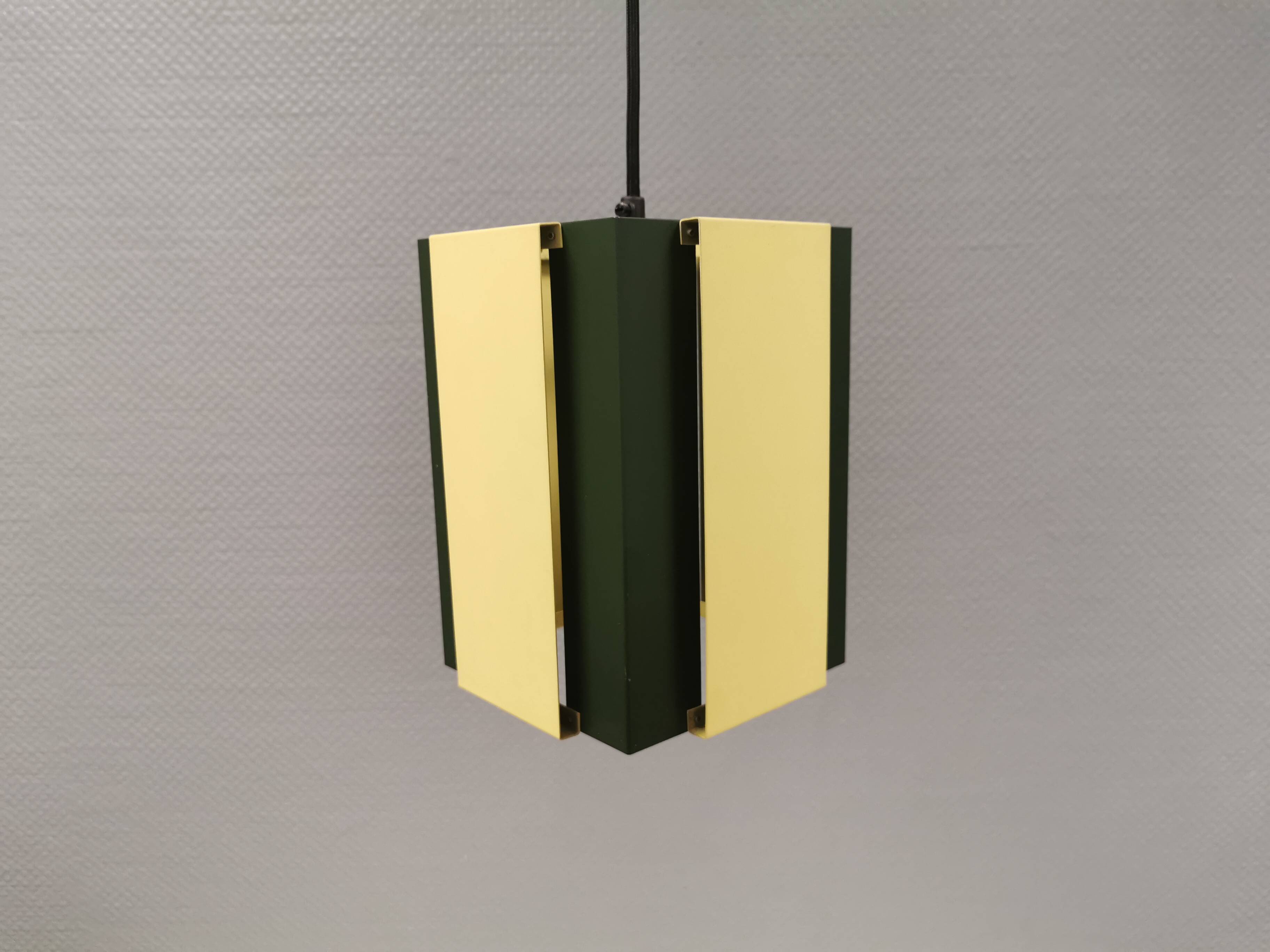 Rare hanging lamp from Nordisk Solar Denmark 1970s.