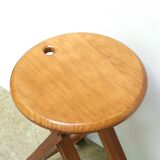 Adrian Reed Suzy Wooden Folding Stool, 1970s
