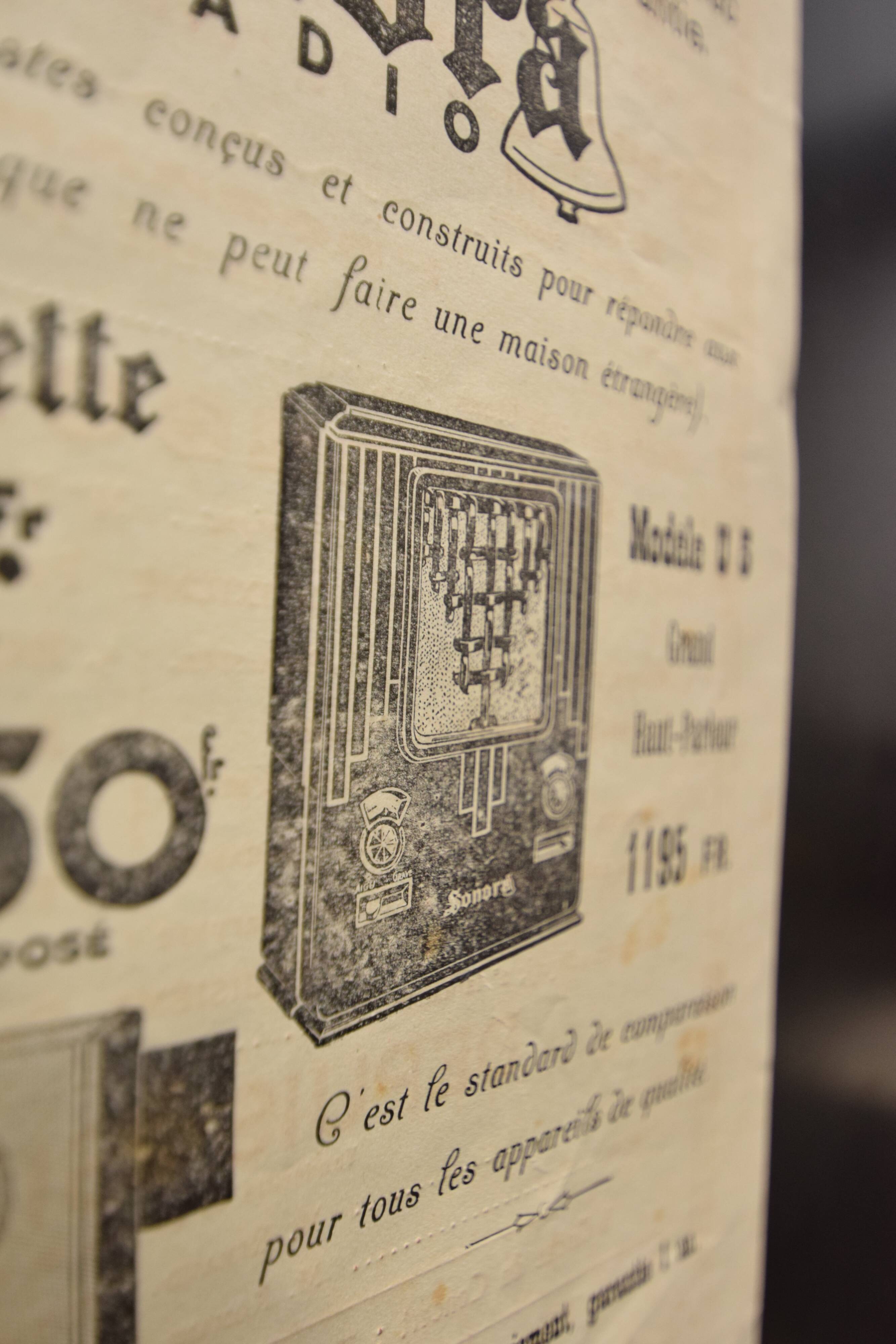 Poster "Grand Concert" - City of Saint-Macaire - 1934