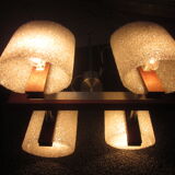 Scandinavian teak chandelier