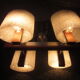 Lustre scandinave en teck