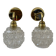 Pair of vintage globe wall sconces