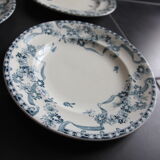 3 plates iron earth Paquerette de Longwy